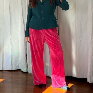💗 LAZY OAF HEART VELOUR PANTS 💗